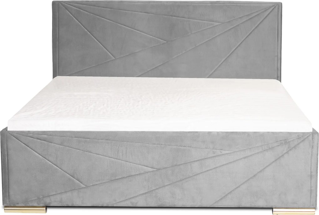 Łóżko ROSI 120x200 cm Czerwony Z materacem