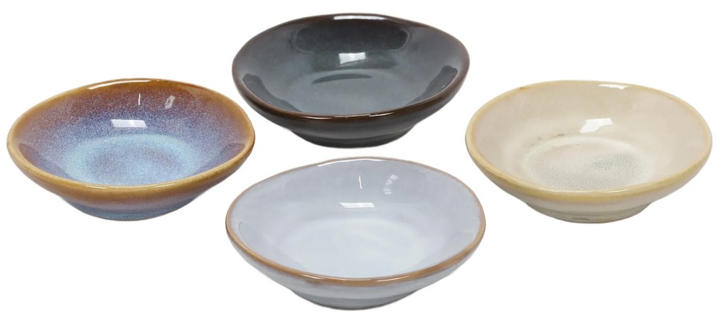 Zestaw miseczek na przekąski w różnych kolorach, 4 szt.