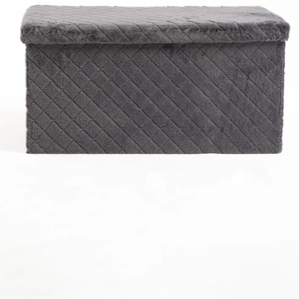 Pufa do przechowywania Dico 76 cm aksamitna