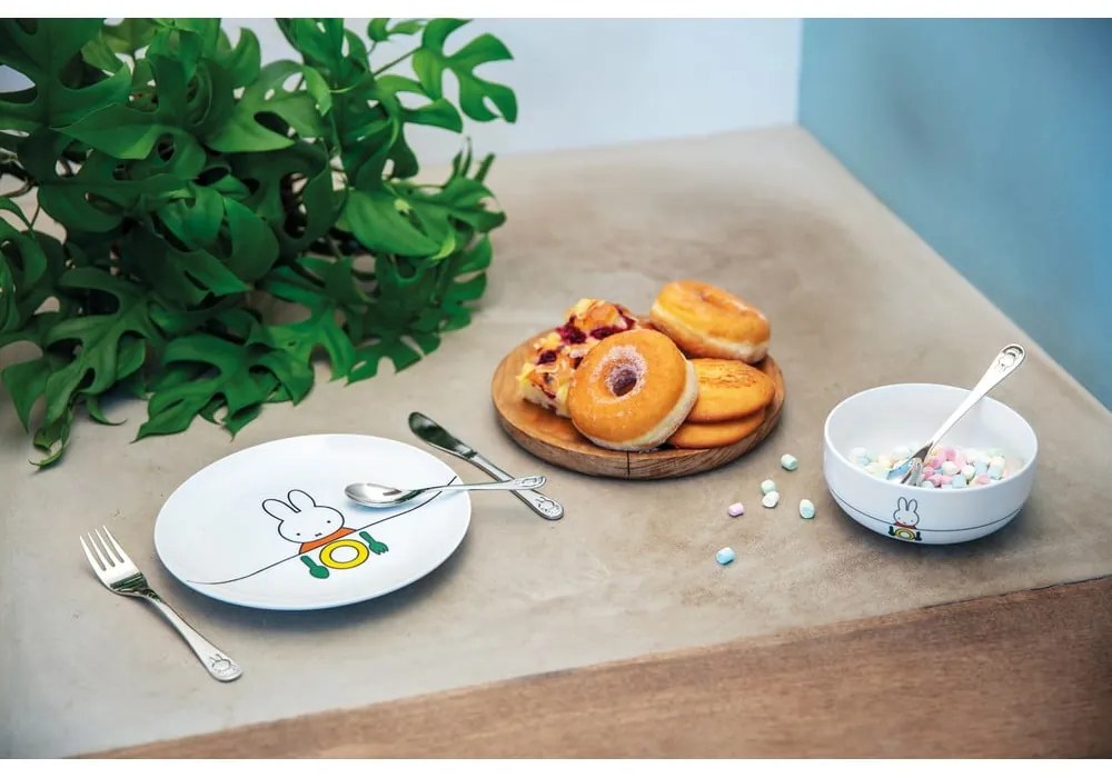 Porcelanowy zestaw naczyń dla dzieci 6 szt. Miffy – Zilverstad