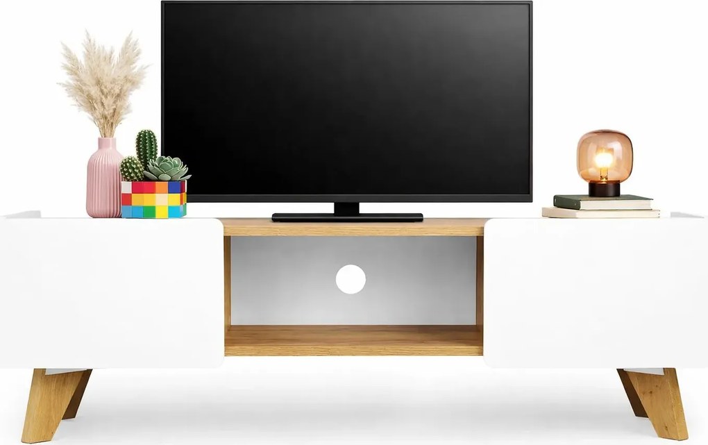 Skandynawska szafka RTV na nóżkach T0-Z88