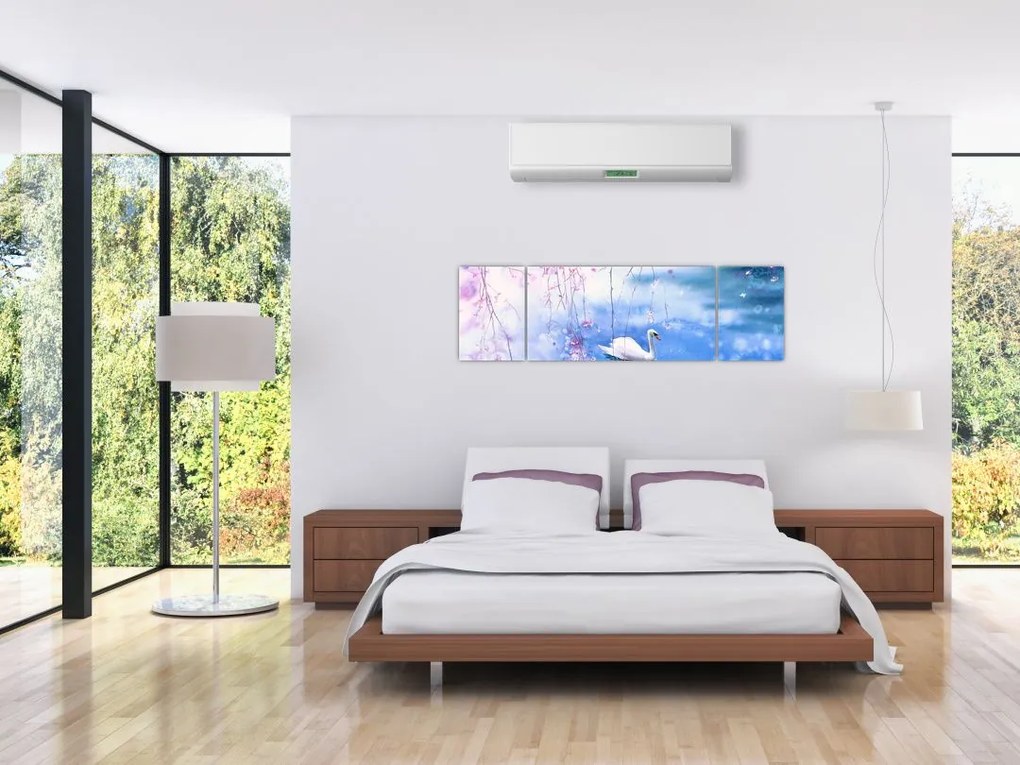 Obraz - Magiczne jezioro (170x50 cm)