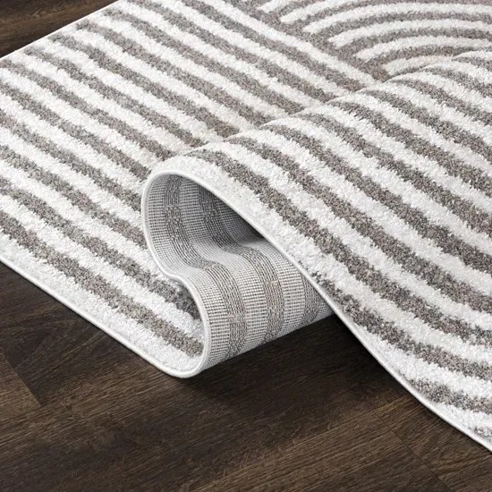 Beżowy Elegancki Dywan W Minimalistycznym Stylu 120 Cm F3-M99