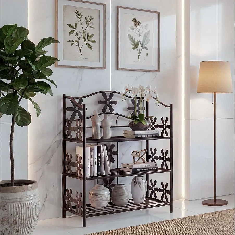 Półka na buty Bern,  3 półki, wysokość 70 cm