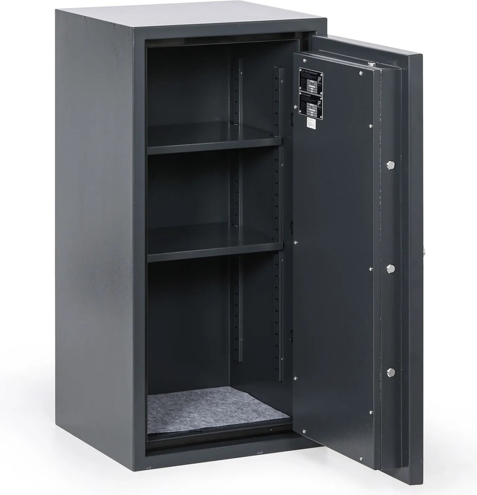 Ognioodporny sejf meblowy z zamkiem kluczowym, klasa S2, 980 x 480 x 435 mm