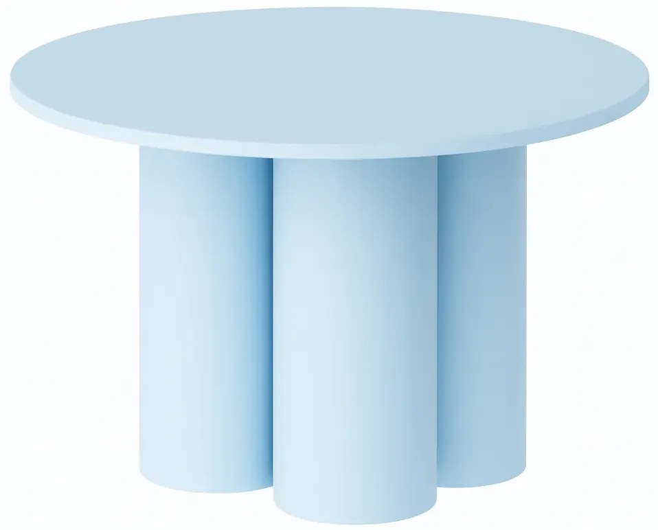 Niebieska stylowa ława 80 cm R4-F78