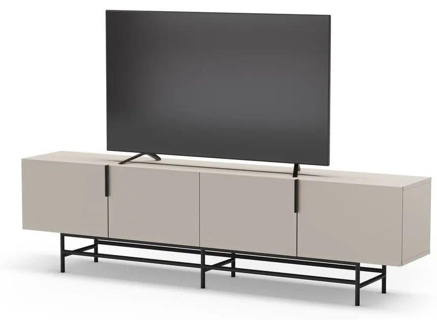 Kremowa szafka pod TV 200x63,5 cm Eldia – Marckeric