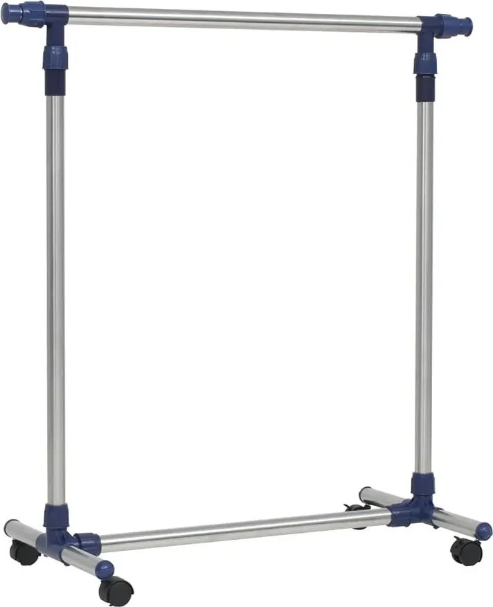 Srebrny Mobilny Nowoczesny Wieszak Na Ubrania K0-M23