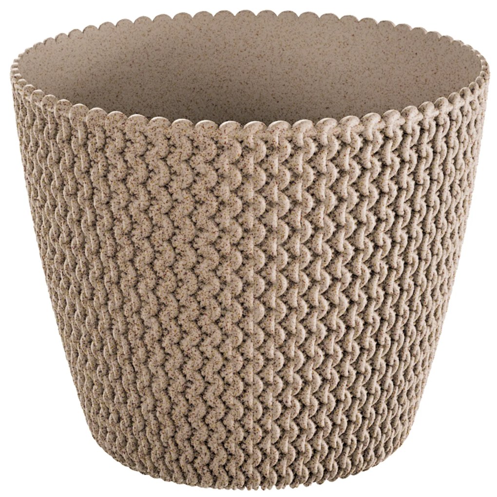 Osłonka ozdobna Splofy Eco Wood 21,8 cm naturo PROSPERPLAST