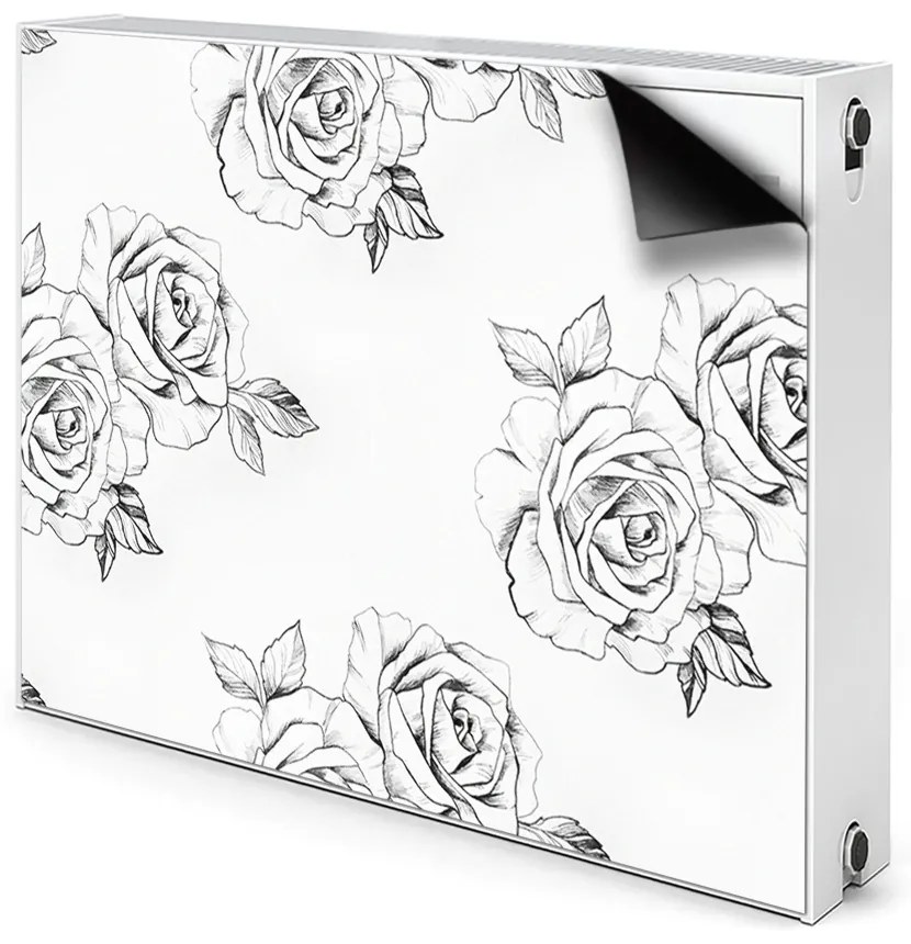 Mata dekoracyjna grzejnikowa Róże