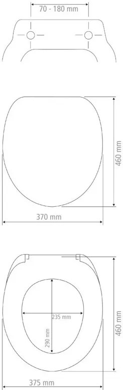 Deska sedesowa VORNO NEO, Duroplast, WENKO