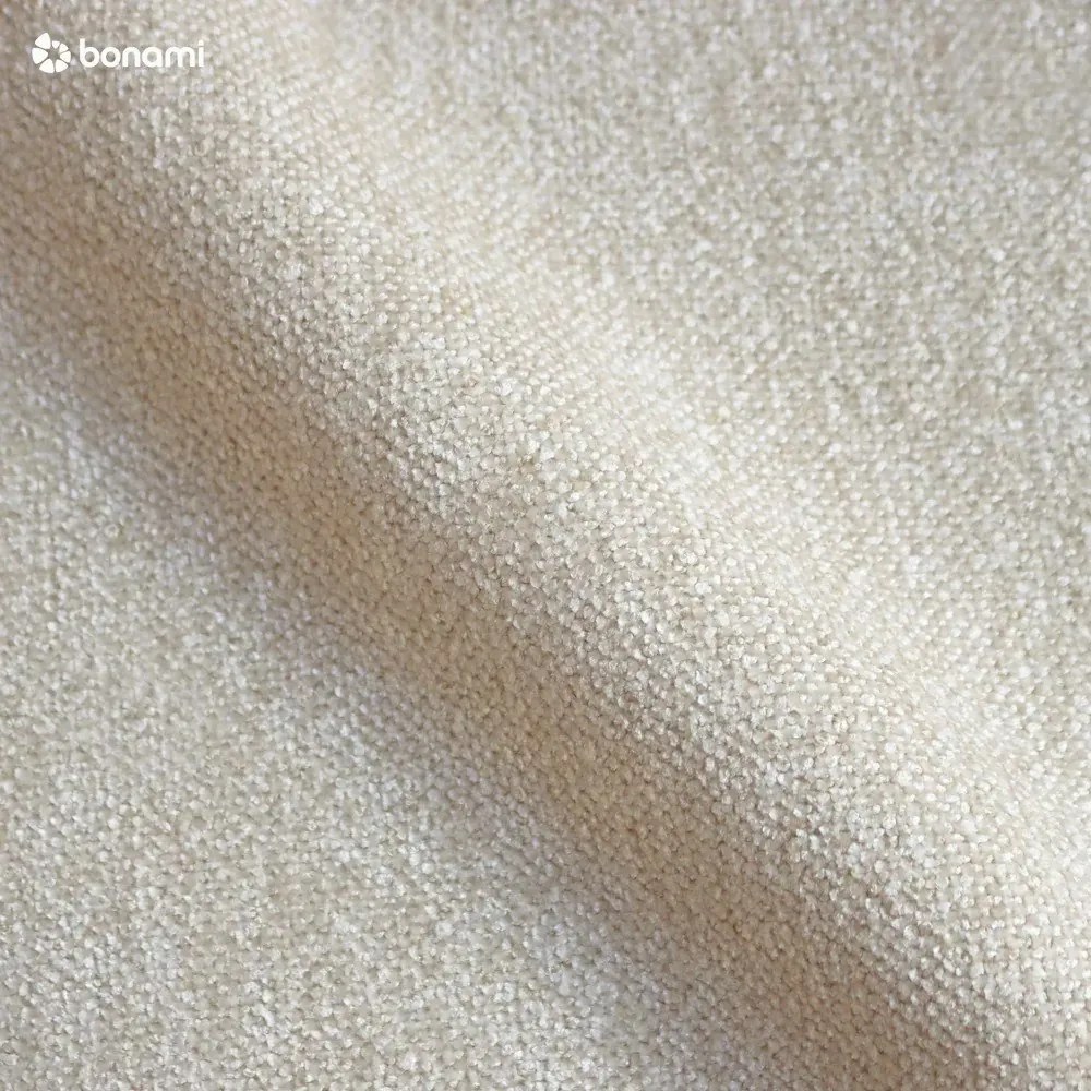 Beżowe tapicerowane łóżko dwuosobowe ze stelażem 160x200 cm Noira Slim – Bonami Selection