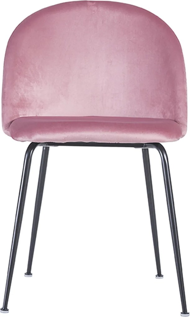 Zestaw 4 Krzese Black Dalnia Aksamitne