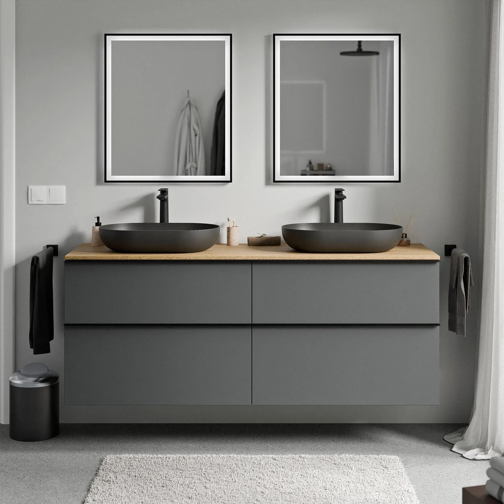 Szafka pod umywalkę nablatową LAVOA 160 cm