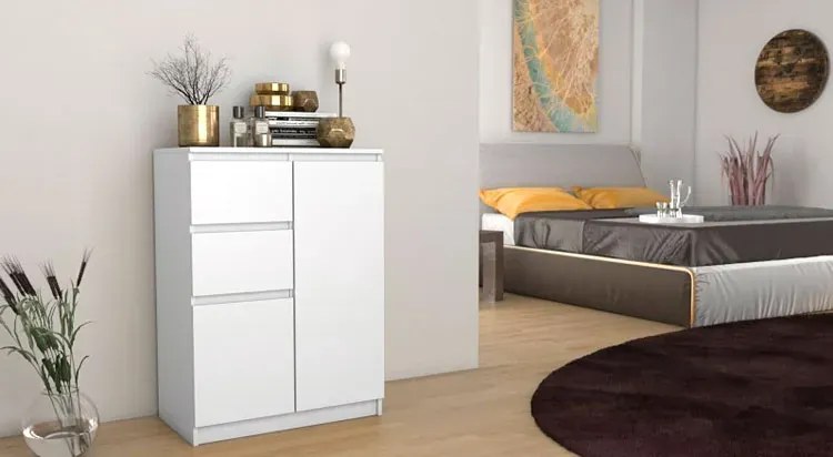 Elegancka Biała Komoda N6-Z81