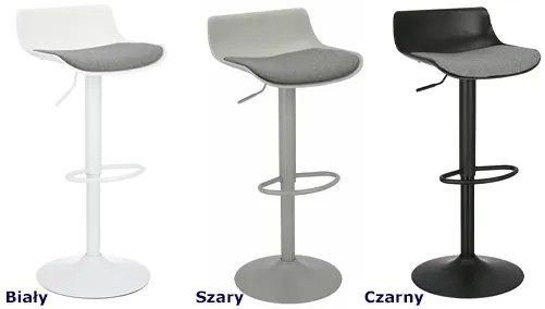 Designerski czarny hoker w nowoczesnym stylu - Orla 3X