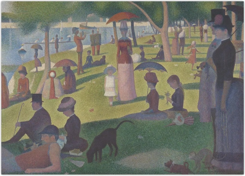 Obraz - Georges Seurat, A Sunday on La Grande Jatte, reprodukcje (70x50 cm)