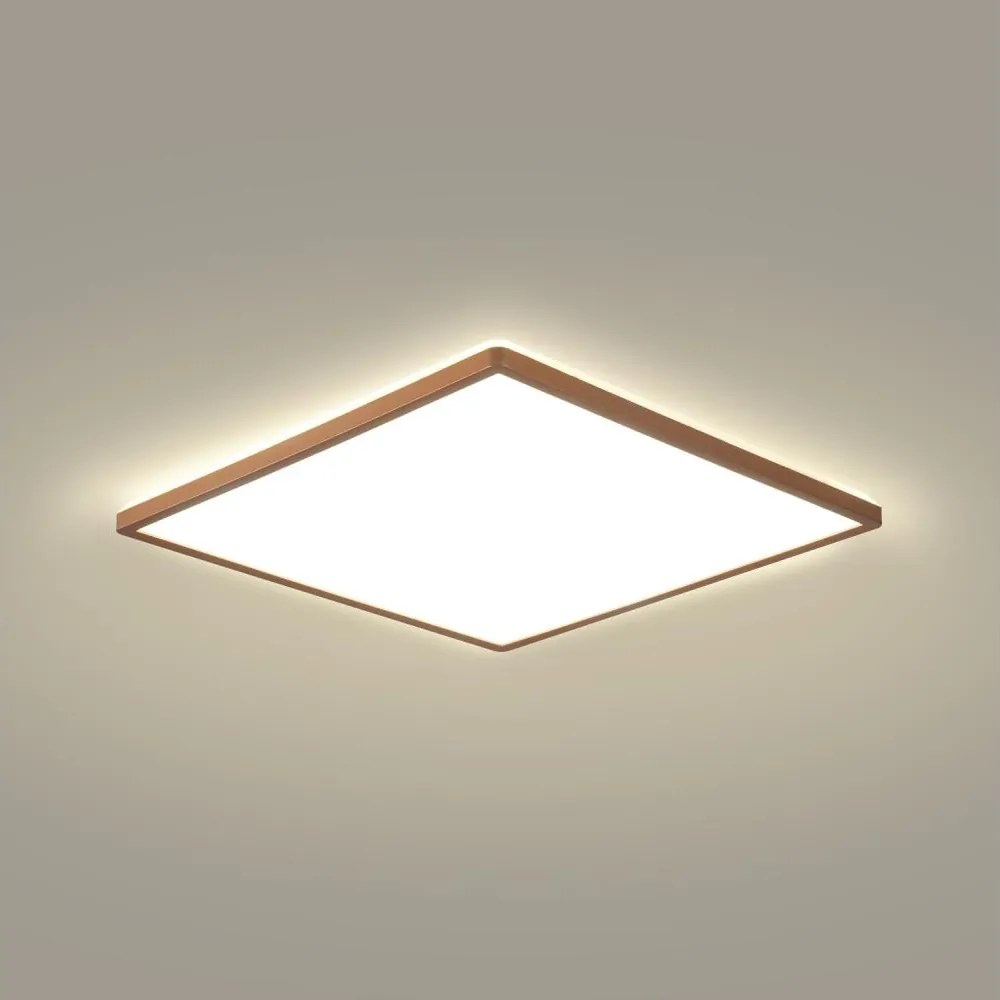 Brilagi - Lampa sufitowa LED do łazienki ULTRA SLIM LED/24W/230V 42x42 cm różowe złoto IP54