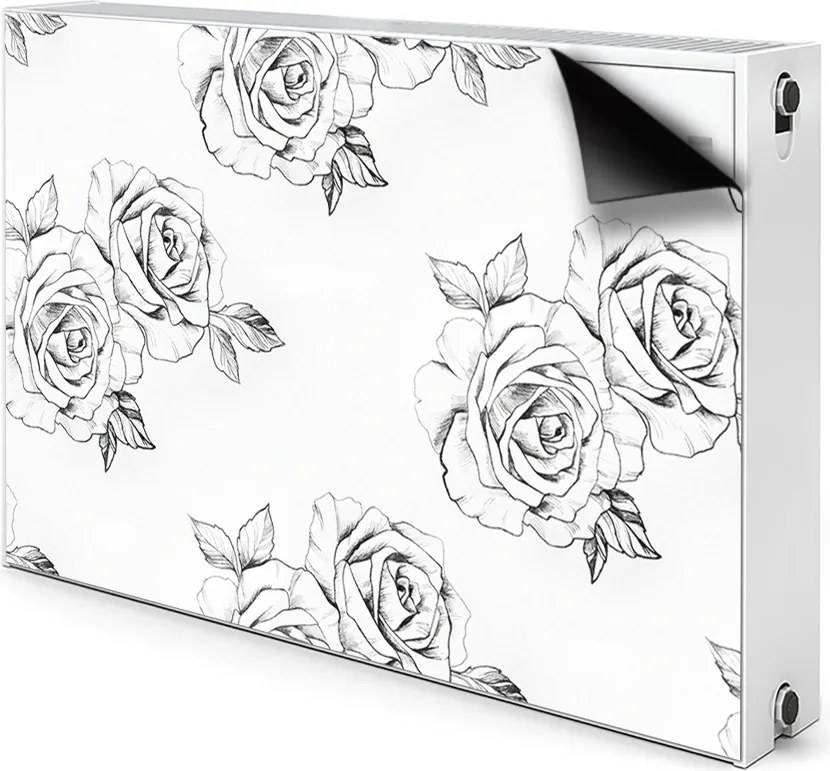 Mata dekoracyjna grzejnikowa Róże