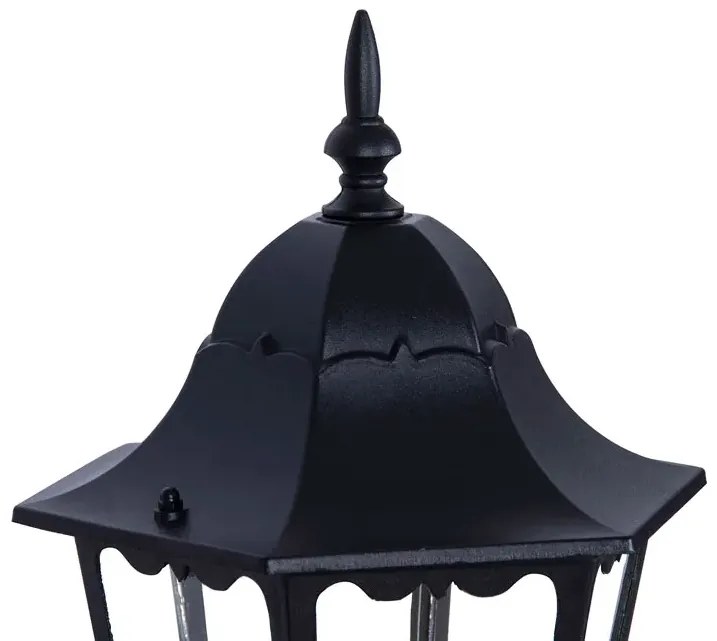 Czarna niska lampa ogrodowa stojąca - 4X S352 Z4-M45