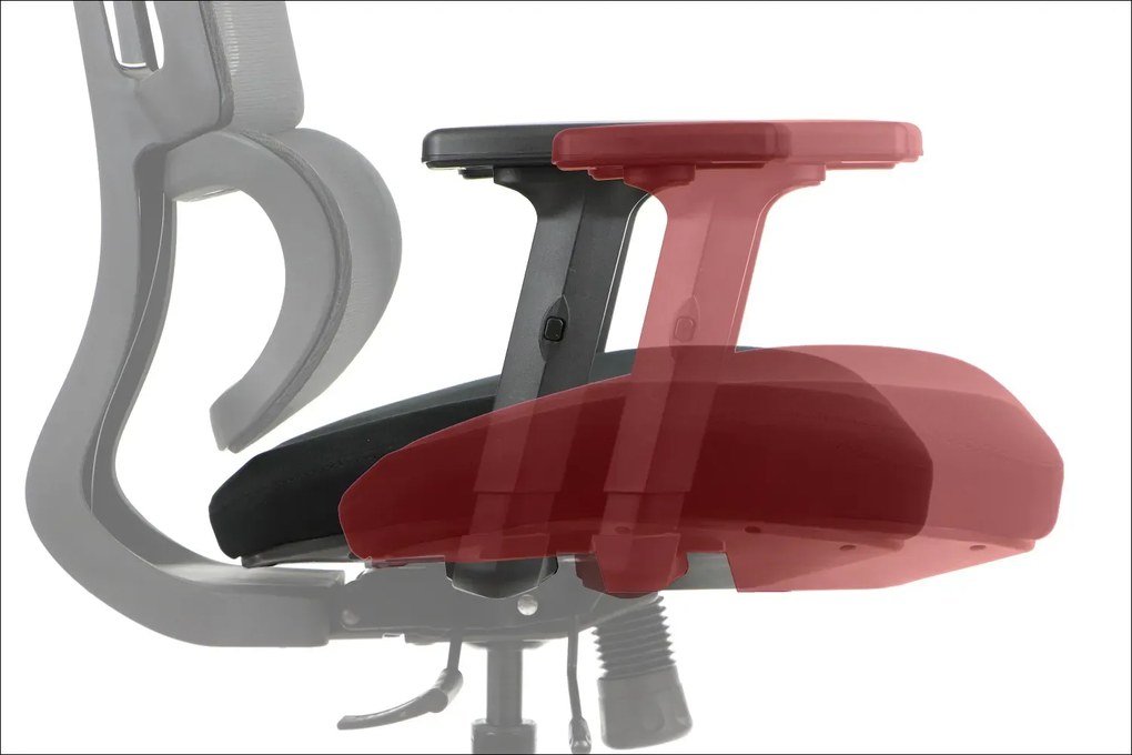 Fotel biurowy TREX czarny/aluminium STEMA