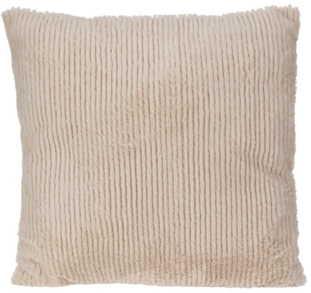 Poduszka Stripy beżowy, 45 x 45 cm