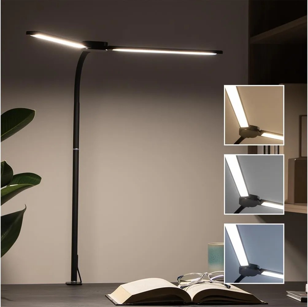 BRILAGI - ściemniana lampka biurkowa LED USB VARIO LED/14W/5V 3000-6000K czarna
