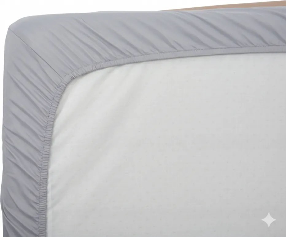 DORMEO ENERGY PRZEŚCIERADŁO Z GUMKĄ SZARE 90x200 cm