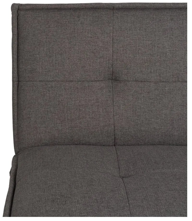Szara rozkładana sofa z tkaniny szenilowej 181 cm – Ixia