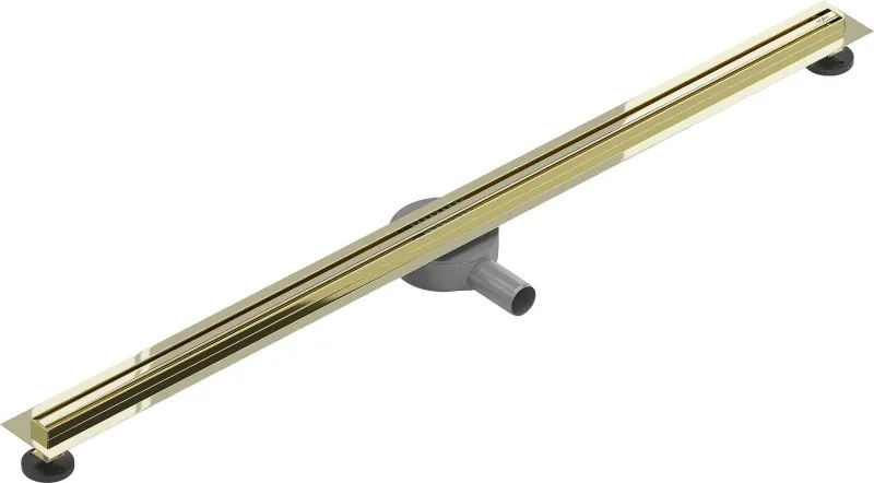 Mexen Flat 360° Slim odpływ liniowy obrotowy 160 cm, złoty - 1541160