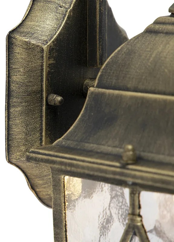 Inteligentna romantyczna lampa ścienna zewnętrzna brązowa w tym WiFi A60 - London