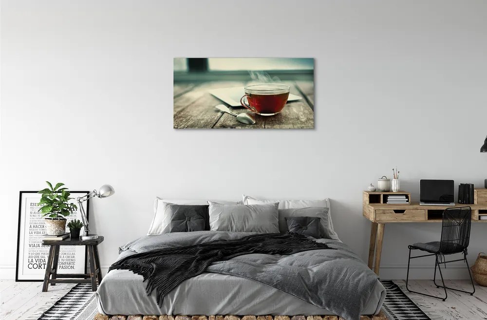 Obraz na płótnie Chwila z Ciepłą Herbatą