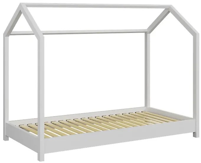 Białe łóżko dziecięce 80x160 A4-K01