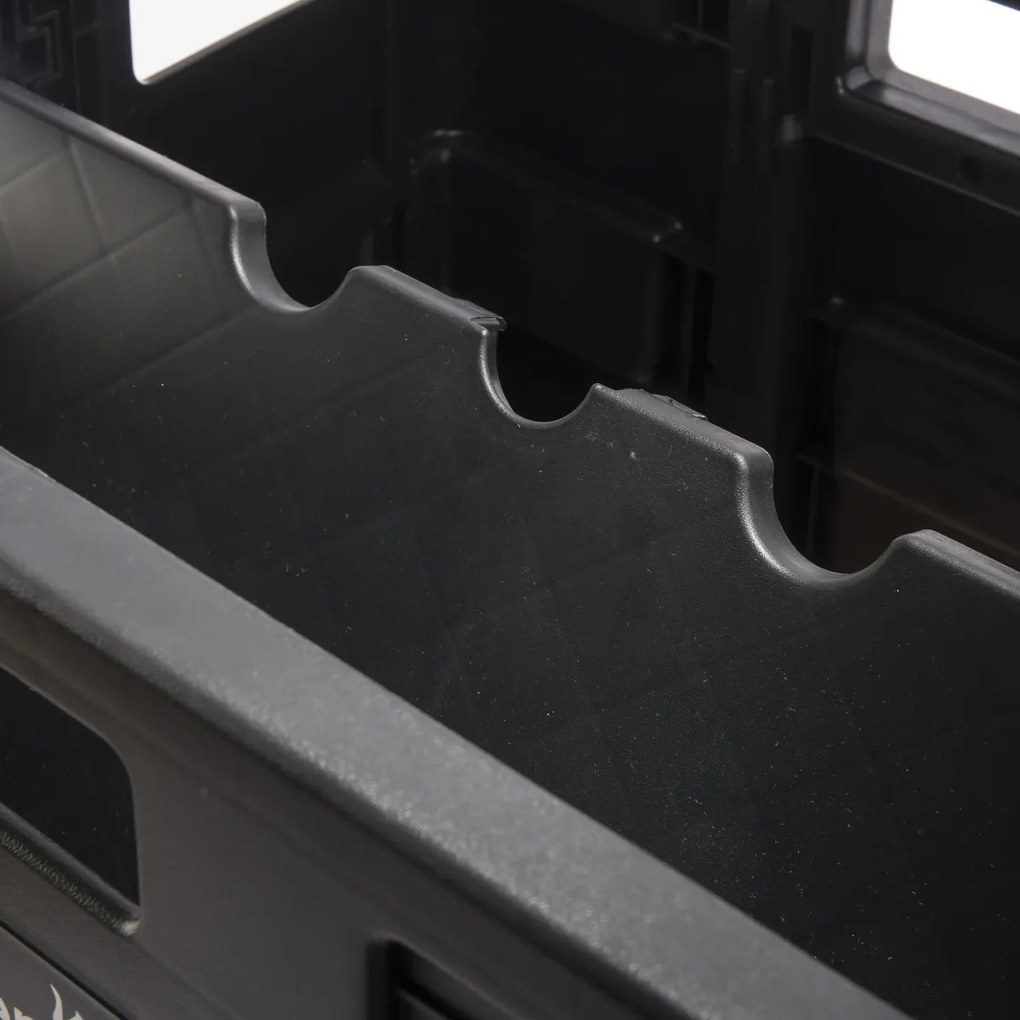 Keeeper Składany wózek na zakupy Olli 45 l Czarny, 45 l