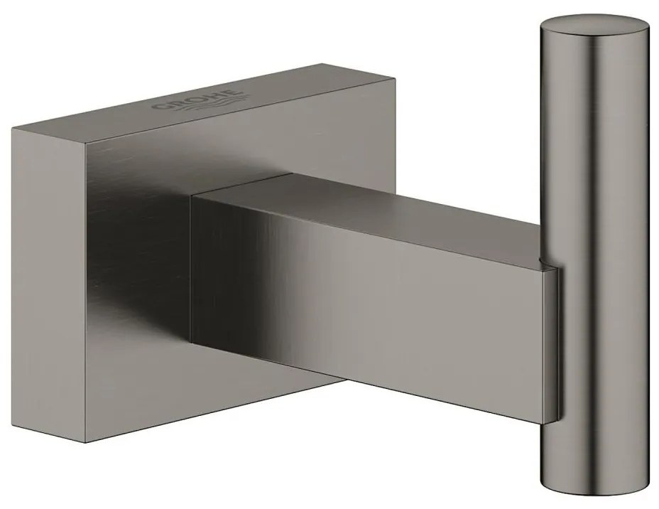 GROHE 40511AL1 - Wieszak na szlafrok ESSENTIALS CUBE grafitowy
