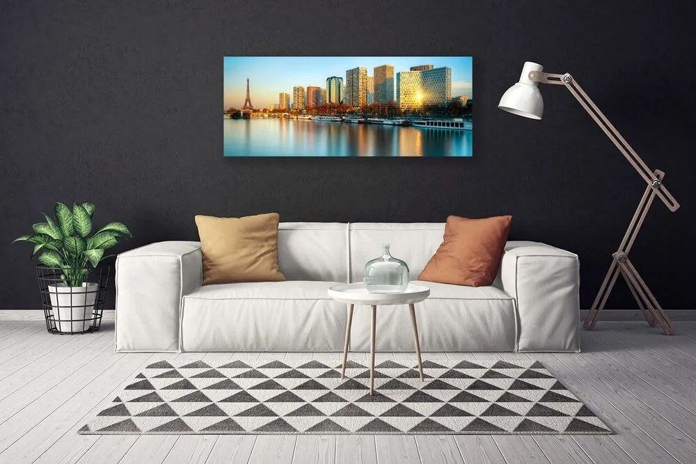 Obraz canvas Paryski Szyk nad Wodą