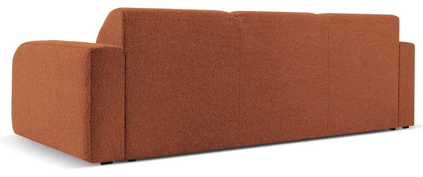 Brązowa sofa z materiału bouclé 235 cm Molino – Micadoni Home