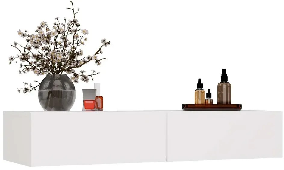 Biała wisząca toaletka M6-L75