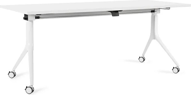 Składane biurko pracownicze na kółkach Carl 180x80 cm