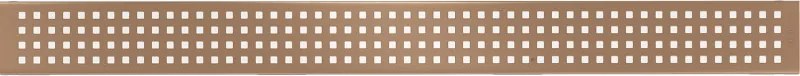 Mexen Flat M08 maskownica do odpływu liniowego 60 cm, miedź szczotkowana - 1C25060
