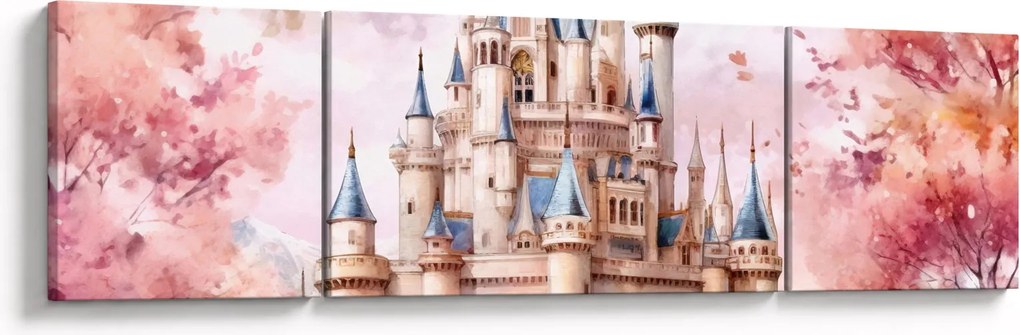 Obraz - Bajkowy zamek (170x50 cm)