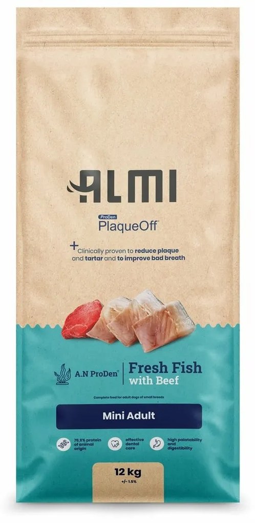 ALMI Mini Adult Granulat z wodorostami, 12 kg