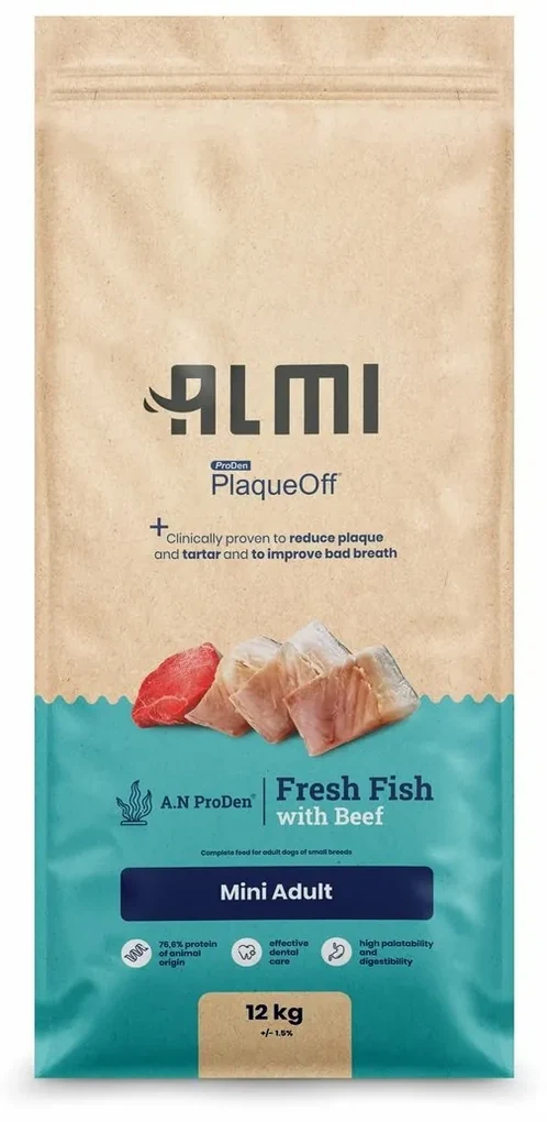 ALMI Mini Adult Granulat z wodorostami, 12 kg
