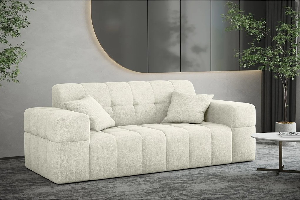 Sofa dwuosobowa NIMES, tkanina Perfect Harmony, Kremowy