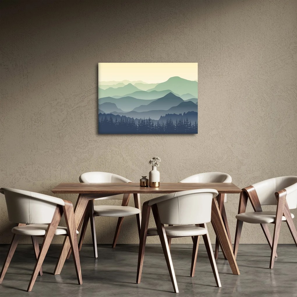 Obraz - Forest Mountain (70x50 cm)