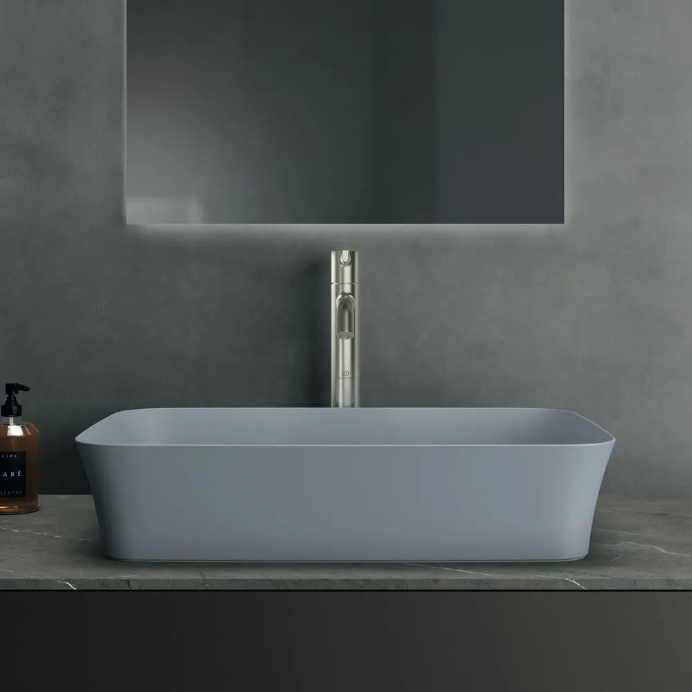 Jasnoniebieska ceramiczna umywalka 55x38 cm Ipalyss – Ideal Standard