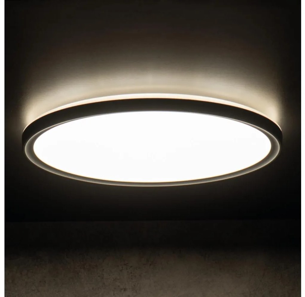 Kanlux 31513 - LED Oprawa sufitowa AZPO LED/11,8W/230V Ø 22,5 cm IP54 czarna