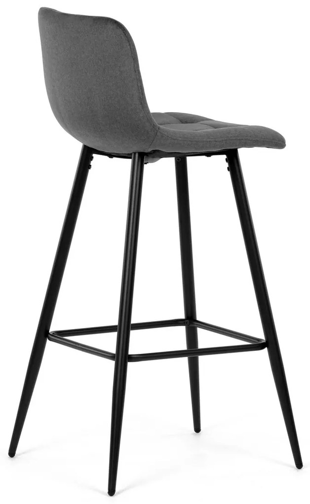 Zestaw krzeseł barowych B-X7015 GREY2, 4 szt.