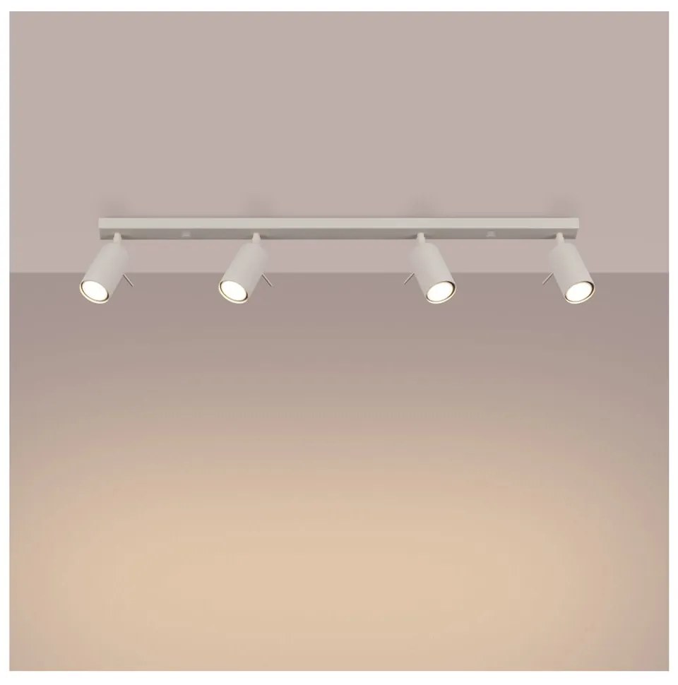 Kremowa lampa punktowa 6x81 cm Etna – Sollux