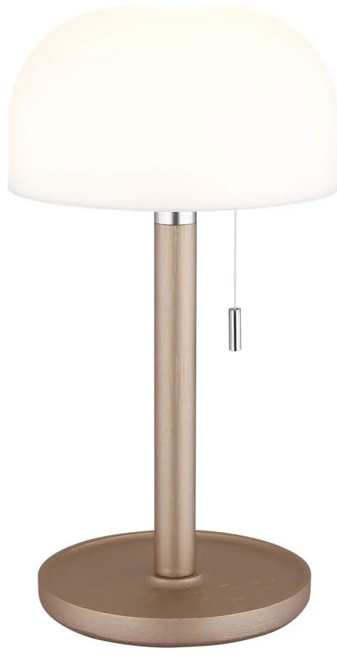 Globo 21016CH - Lampa biurkowa NORMAN LED 1,5W 3,7V 3000/4200/6000K brązowa